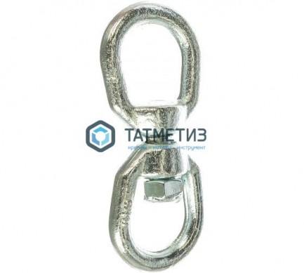 Вертлюг петля-петля (никель) 10 -  магазин крепежа «ТАТМЕТИЗ»