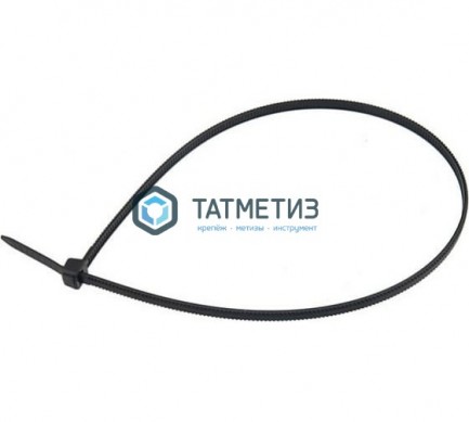 Хомут-стяжка нейлон  350 х 4,8  (100 шт/уп)  REXANT черный -  магазин крепежа «ТАТМЕТИЗ»