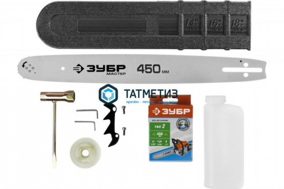 Пила цепная бензиновая, ЗУБР, хромир. цилиндр, праймер, 54,6 см3 (2,1 кВт), шина 45 см, 11500 об/мин -  магазин крепежа «ТАТМЕТИЗ»