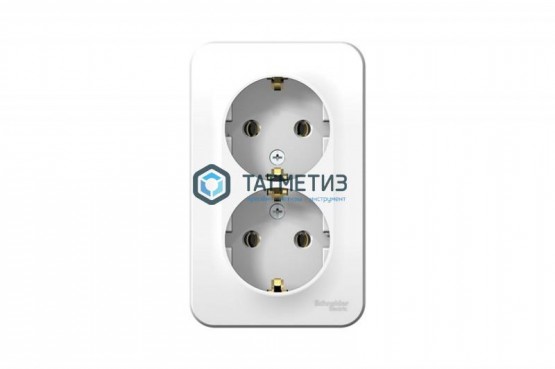 Розетка 2-м ОП BLANCA 16А 250В без заземл., бел., с изолирующей пластиной, без шторок | «ТАТМЕТИЗ» Розетка 2-м ОП BLANCA 16А 250В без заземл., бел., с изолирующей пластиной, без шторок - магазин крепежа «ТАТМЕТИЗ»