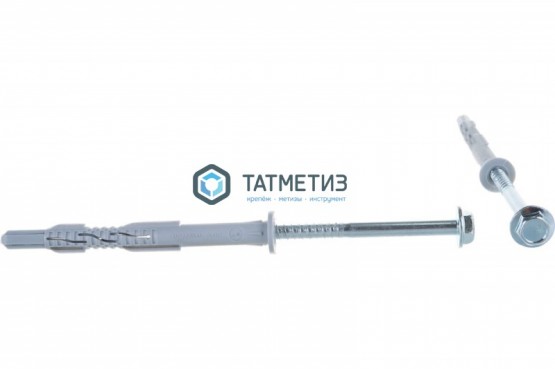 Дюбель фасадный 10х120 с прессшайбой KENNER Profi (50 шт уп) -  магазин крепежа «ТАТМЕТИЗ»