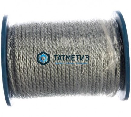 Трос  стальной оц.10 мм DIN 3055 (3068)  (100 м/бух) КТ -  магазин крепежа «ТАТМЕТИЗ»