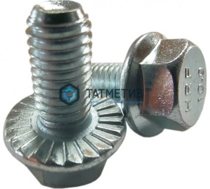 Болт с фланцем DIN 6921 М 8 х 30 КП 10.9 | «ТАТМЕТИЗ» Болт с фланцем DIN 6921 М 8 х 30 КП 10.9 - магазин крепежа «ТАТМЕТИЗ»