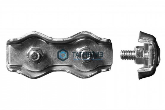 Зажим для троса DUPLEX 4мм A4 | «ТАТМЕТИЗ» Зажим для троса DUPLEX 4мм A4 - магазин крепежа «ТАТМЕТИЗ»