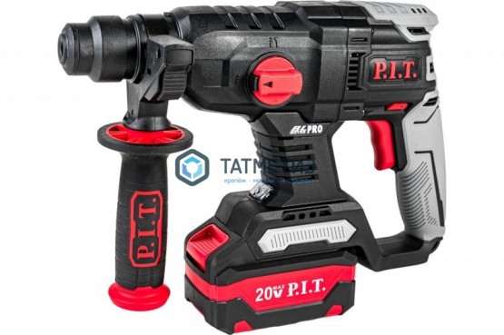Перфоратор аккум. P.I.T PBH20H-22A (SDS+,20В,б/щет,2 ак*4.0Ач,Li-ion,2реж,1.5Дж,бур 22мм, ЗУ) | «ТАТМЕТИЗ» Перфоратор аккум. P.I.T PBH20H-22A (SDS+,20В,б/щет,2 ак*4.0Ач,Li-ion,2реж,1.5Дж,бур 22мм, ЗУ) - магазин крепежа «ТАТМЕТИЗ»
