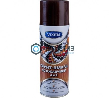 Краска аэроз. VIXEN  ШОКОЛАДНО-КОРИЧНЕВАЯ  520 мл. RAL 8017 -  магазин крепежа «ТАТМЕТИЗ»