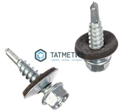 Саморез DIN7504 К А2 6гр головка с п/ш, сверло 4,2 х 19 | «ТАТМЕТИЗ» Саморез DIN7504 К А2 6гр головка с п/ш, сверло 4,2 х 19 - магазин крепежа «ТАТМЕТИЗ»