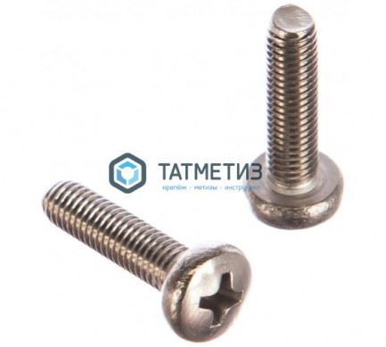 Винт полукр/гл крест/шл DIN 7985 А2 M4 х35 -  магазин крепежа «ТАТМЕТИЗ»
