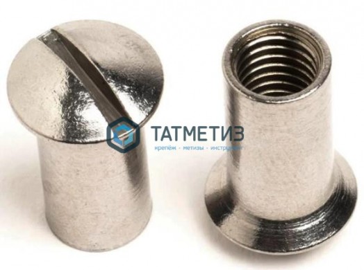 Гайка Эриксона полуппот/гл.прям/шл АРТ 9061 А1 M 4X12 -  магазин крепежа «ТАТМЕТИЗ»