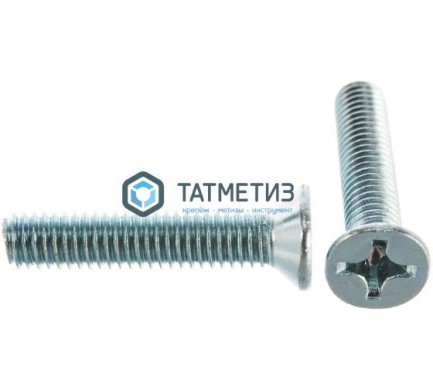 Винт потай DIN 965 оц 8х 25 (2200 шт/уп) КК -  магазин крепежа «ТАТМЕТИЗ»