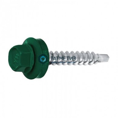 Саморез окраш.кров. 4,8х50 (51) /6026/ (150 шт/уп) ТК | «ТАТМЕТИЗ» Саморез окраш.кров. 4,8х50 (51) /6026/ (150 шт/уп) ТК - магазин крепежа «ТАТМЕТИЗ»