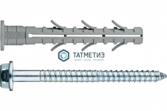 Дюбель фасадный TSX-PRO 10х 80 (700 50шт) -  магазин крепежа «ТАТМЕТИЗ»