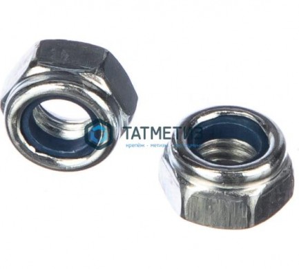 Гайка самоконтр DIN 985, оц М16 (уп 25 кг / 800 шт) | «ТАТМЕТИЗ» Гайка самоконтр DIN 985, оц М16 (уп 25 кг / 800 шт) - магазин крепежа «ТАТМЕТИЗ»