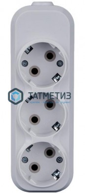 Колодка удлинителя 3-м с/з АВС-плас 16А с выкл.бел. TOKOV ELECTRIC -  магазин крепежа «ТАТМЕТИЗ»