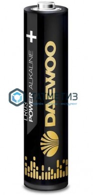 Батарейка алкалиновая тип AAA / LR03 1.5В POWER Pack-12 (уп.12шт) DAEWOO -  магазин крепежа «ТАТМЕТИЗ»