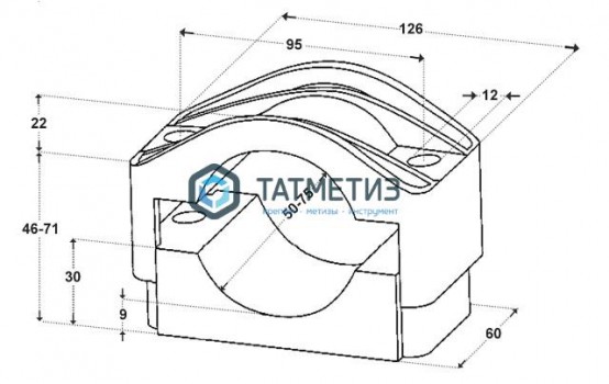 Хомуты для одиночного крепления Dutchclamp SE 50-75 -  магазин крепежа «ТАТМЕТИЗ»