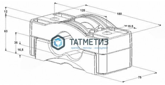 Хомуты для крепления «треугольником» Dutchclamp Triple 27-38 -  магазин крепежа «ТАТМЕТИЗ»