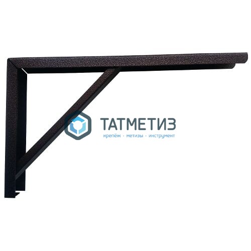 Кронштейн складной черный, L=380 мм (10) Кронштейн складной черный, L=380 мм (10)